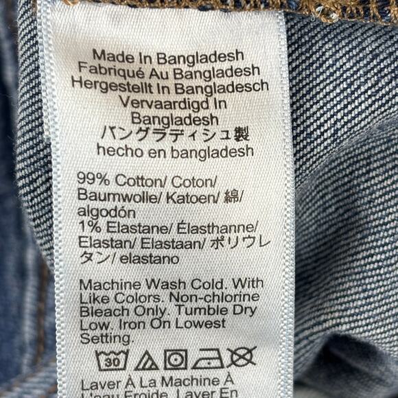 J Crew Factory Men's Slim-Fit Flex Blue Jeans 33/32 (33/31) Style AZ853 - Picture 5 of 12